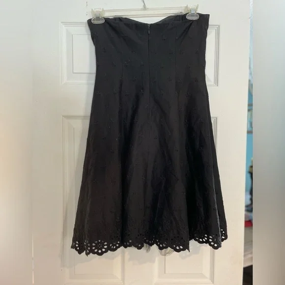 SHOSHANNA black strapless eyelet dress - Picture 3 of 3